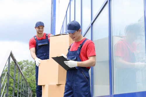 Commercial moving team handling office relocation in Bermondsey