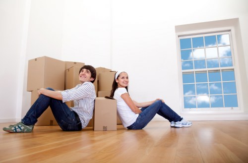 Commercial removal van service for a Bermondsey business move