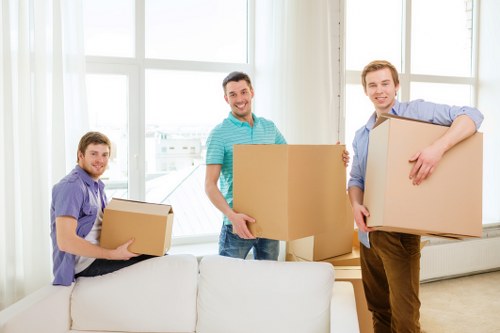 Example local flat move in Bermondsey with van loading