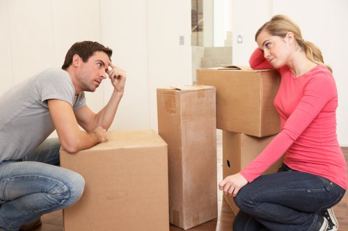 Professional movers handling office relocation logistics in Bermondsey