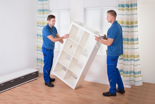 Careful loading of household items for a Bermondsey removals service